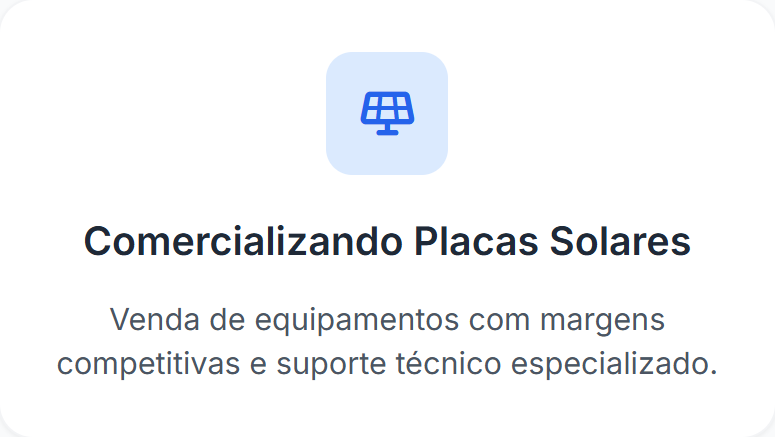 06 - comercializando placas solares