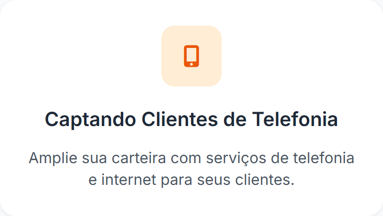 07 - captando clientes de telefonia